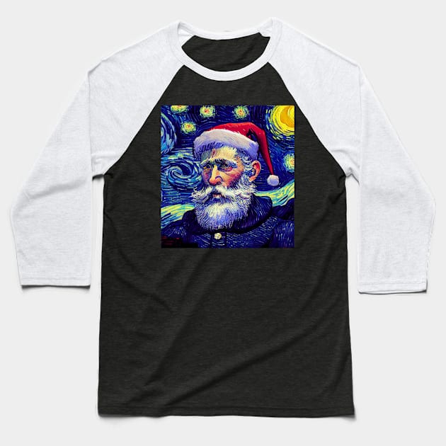 STARRY SINTERKLAAS 01 Baseball T-Shirt by BarrySullivan